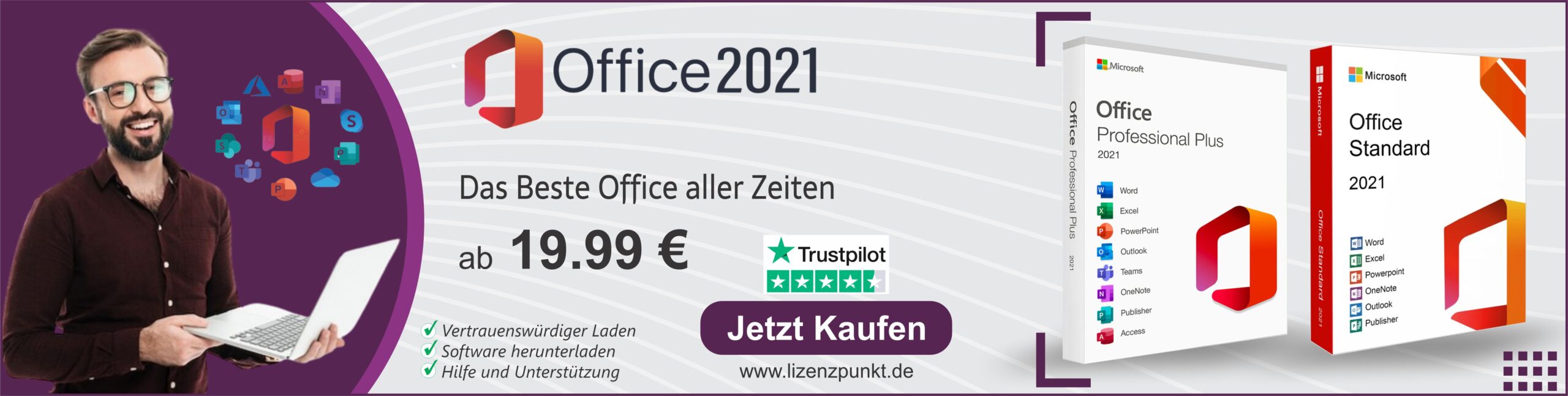 Office Paket Banner-Lizenzpunkt.de